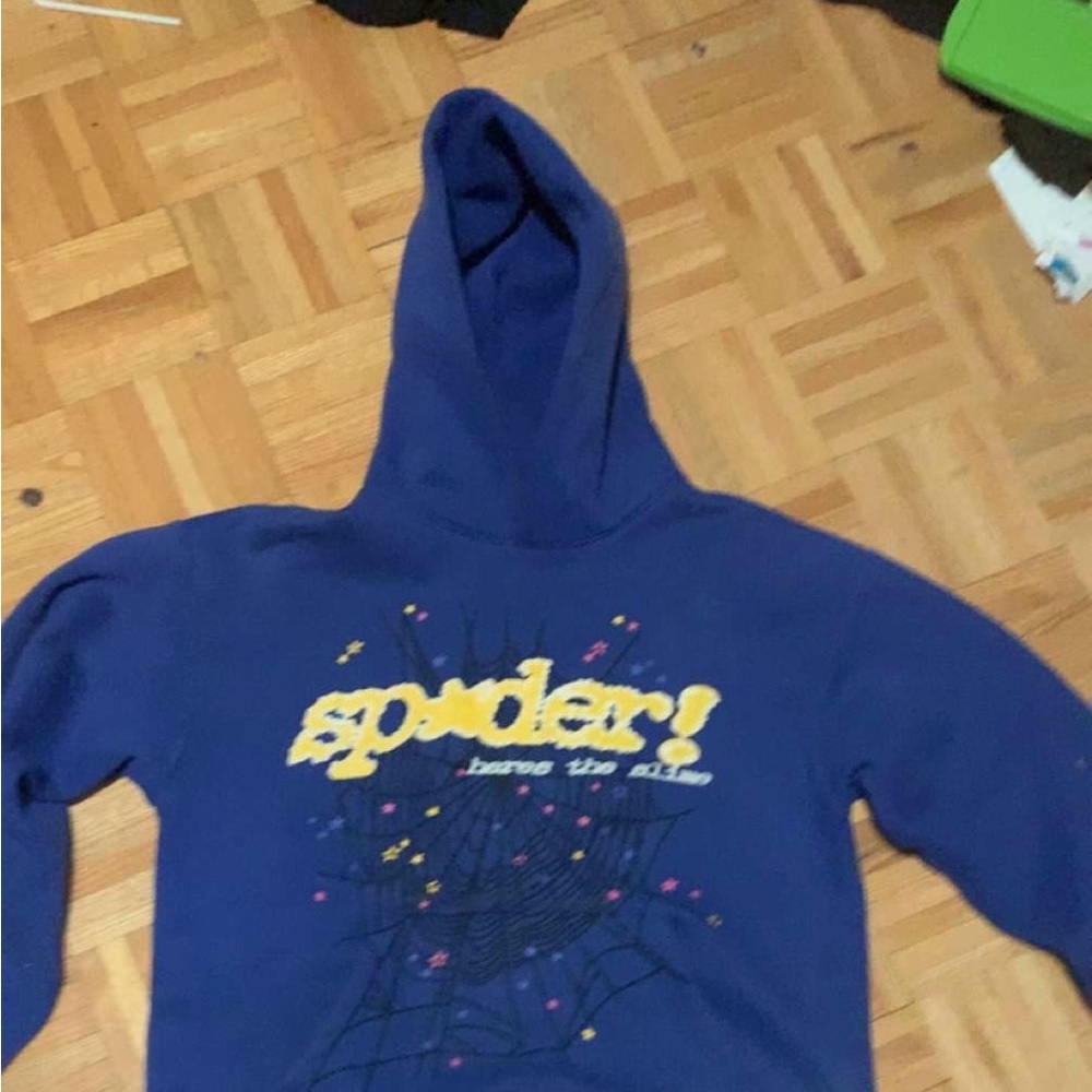 Blue spider
